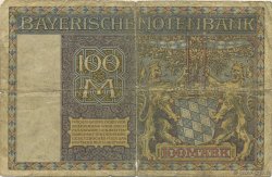 100 Mark ALLEMAGNE Munich 1922 PS.0923 B+