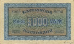 5000 Mark ALLEMAGNE Munich 1922 PS.0925 TTB+
