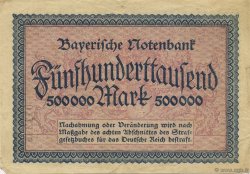 500000 Mark ALLEMAGNE Munich 1923 PS.0930 TTB
