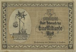 1 Milliard Mark ALLEMAGNE Biberach 1923  TTB