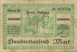 100000 Mark GERMANY  1923  F