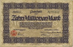 10 Millions Mark GERMANY Bonn 1923  VF-