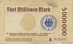 5 Millions Mark ALLEMAGNE Burg 1923  TTB