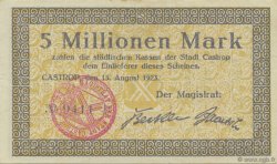 5 Millions Mark ALLEMAGNE Castrop 1923  SPL