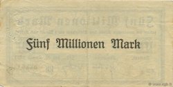 5 Millions Mark GERMANY Cochem-Simmern-Zell 1923  VF