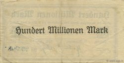 100 Millions Mark ALLEMAGNE Cochem-Simmern-Zell 1923  TTB