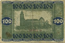 100 Mark ALLEMAGNE Darmstadt 1922  B+
