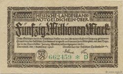 50 Millions Mark ALLEMAGNE Darmstadt 1923  TTB+