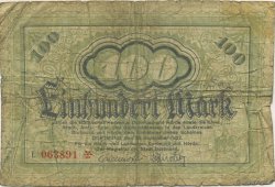 100 Mark ALLEMAGNE Dortmund 1922  B