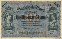100 Mark GERMANIA Dresden 1911 PS.0952b
