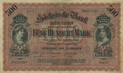 500 Mark ALLEMAGNE Dresden 1911 PS.0953b TB à TTB