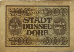 100000 Mark ALLEMAGNE Düsseldorf 1923  TB