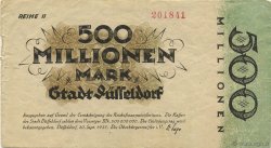 500 Millions Mark ALLEMAGNE Düsseldorf 1923  TTB
