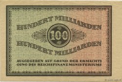 100 Milliards Mark ALLEMAGNE Düsseldorf 1923  TTB