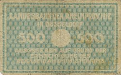 500 Mark ALLEMAGNE Düsseldorf 1922  TB
