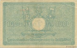 1000 Mark GERMANY Düsseldorf 1922  VF