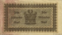 10 Milliards Mark ALLEMAGNE Düsseldorf 1923  TTB