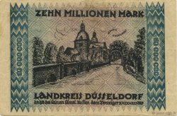 10 Millions Mark GERMANY Düsseldorf 1923  VF