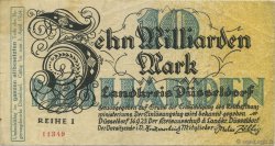 10 Milliards Mark ALLEMAGNE Düsseldorf 1923  TTB