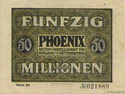50 Millions Mark ALLEMAGNE Düsseldorf 1923  TTB