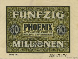 50 Millions Mark ALLEMAGNE Düsseldorf 1923  SUP