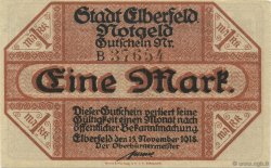 1 Mark ALLEMAGNE Elberfeld 1918  SPL