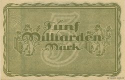 5 Milliards Mark ALLEMAGNE Elberfeld 1923  SUP