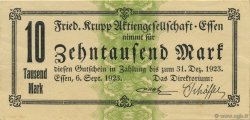 10000 Mark DEUTSCHLAND Essen 1923  VZ