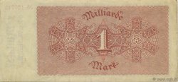 1 Milliard Mark ALLEMAGNE Essen 1923  pr.SUP