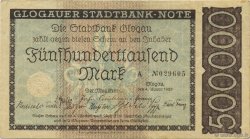 500000 Mark DEUTSCHLAND Glogau 1923 