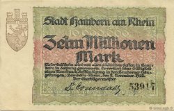 10 Millions Mark ALLEMAGNE Hamborn Am Rhein 1922  pr.NEUF