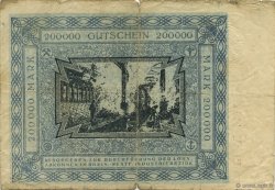 200000 Mark ALLEMAGNE Hamborn Am Rhein 1923  TB