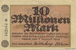 10 Millions Mark ALLEMAGNE Herne 1923  TTB