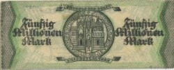 50 Milliards Mark GERMANY Kaiserslautern 1923  VF