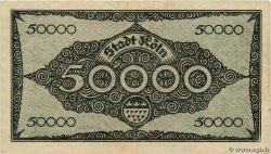 50000 Mark ALLEMAGNE Köln 1923  pr.TTB