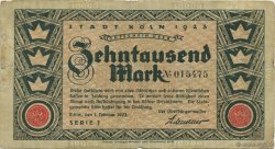 10000 Mark ALLEMAGNE Köln 1923  TB