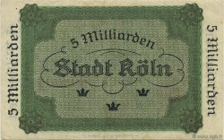 5 Milliards Mark ALLEMAGNE Köln 1923  TTB