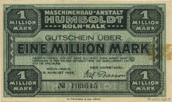 1 Million Mark ALLEMAGNE Köln 1923 