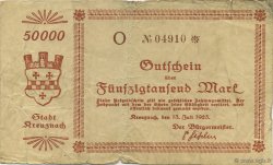 50000 Mark ALLEMAGNE Kreuznach 1923  TB