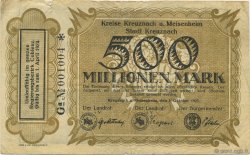500 Millions Mark ALLEMAGNE Kreuznach 1923  TB