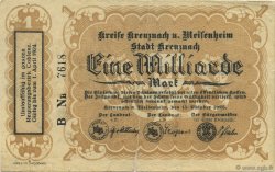 1 Milliard Mark ALLEMAGNE Kreuznach 1923  TTB
