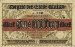 1 Million Mark DEUTSCHLAND Mainz-Mayence 1923  SS