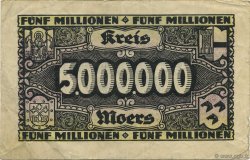 5 Millions Mark GERMANY Moers 1923  VF