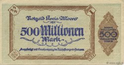 500 Millions Mark GERMANY Moers 1923  VF