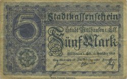 5 Mark ALLEMAGNE Mulhouse 1918  TB