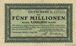 5 Millions Mark ALLEMAGNE  1923  TTB