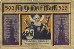 500 Mark ALLEMAGNE Offenburg 1922  B+