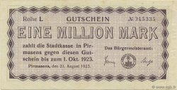 1 Million Mark ALLEMAGNE Pirmasens 1923  SUP