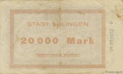 20000 Mark ALLEMAGNE Solingen 1923  TTB