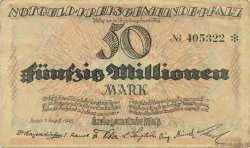 50 Millions Mark GERMANY Speyer 1923  VF